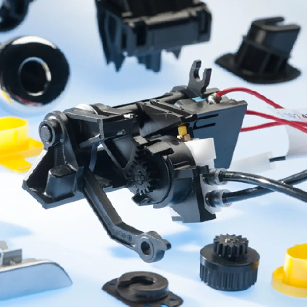 Produktaufnahme technischer Kunststoff- und Systemkomponenten