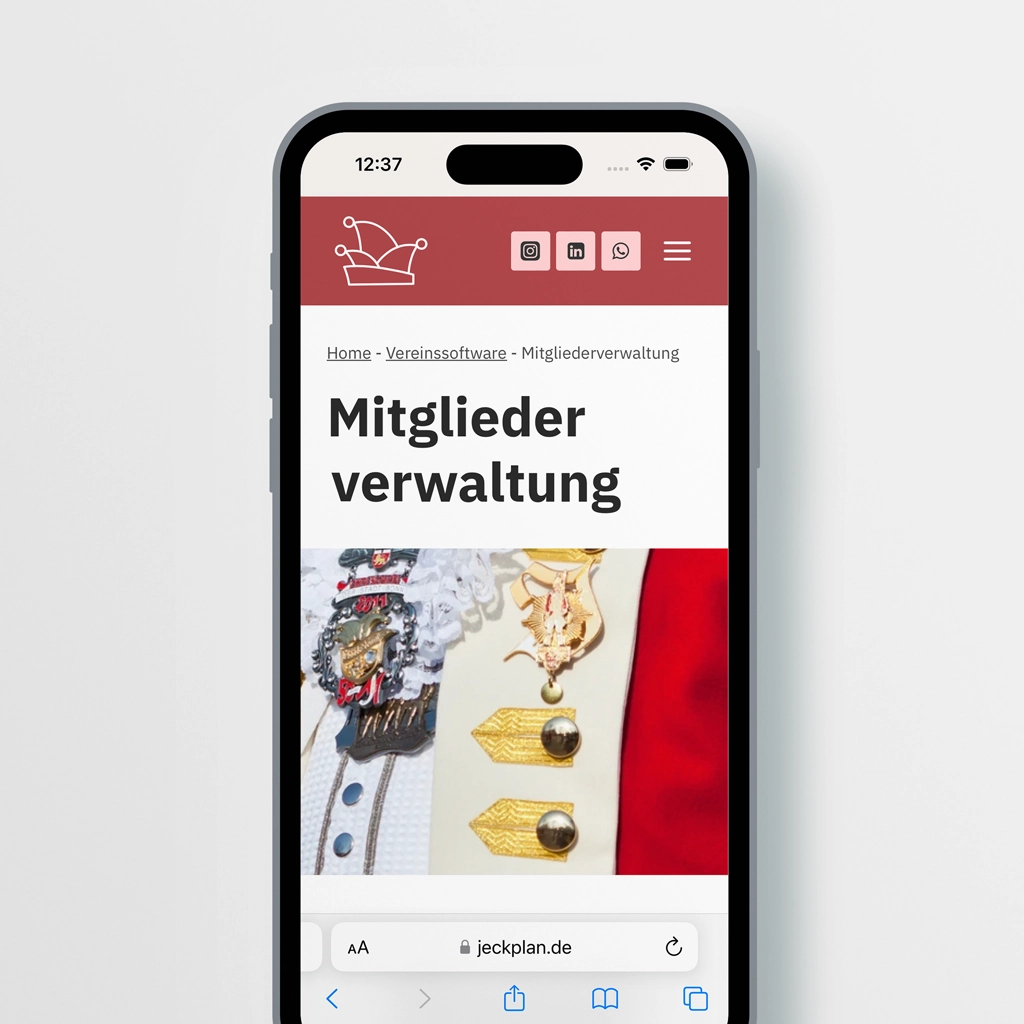 Jeckplan Projektmotiv