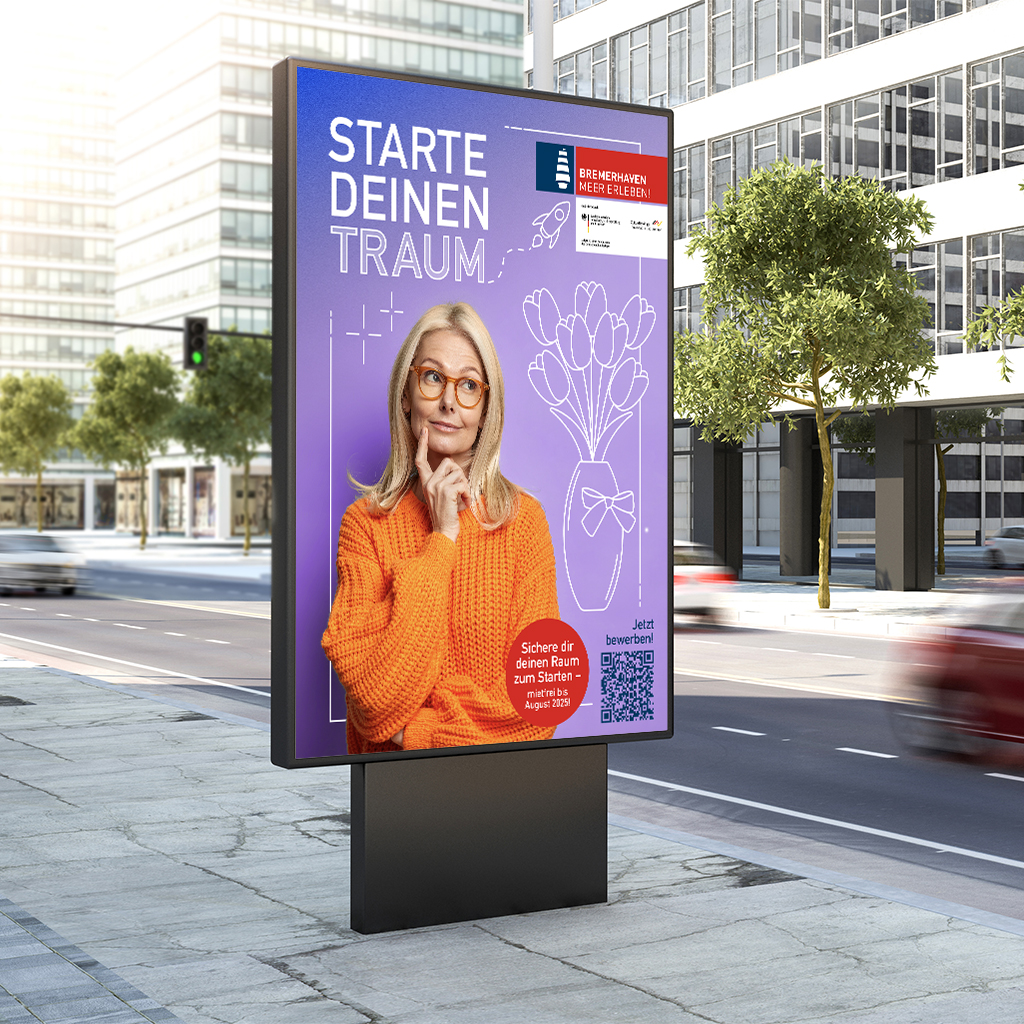 Werbeflächen Starte deinen Traum für Erlebnis Bremerhaven