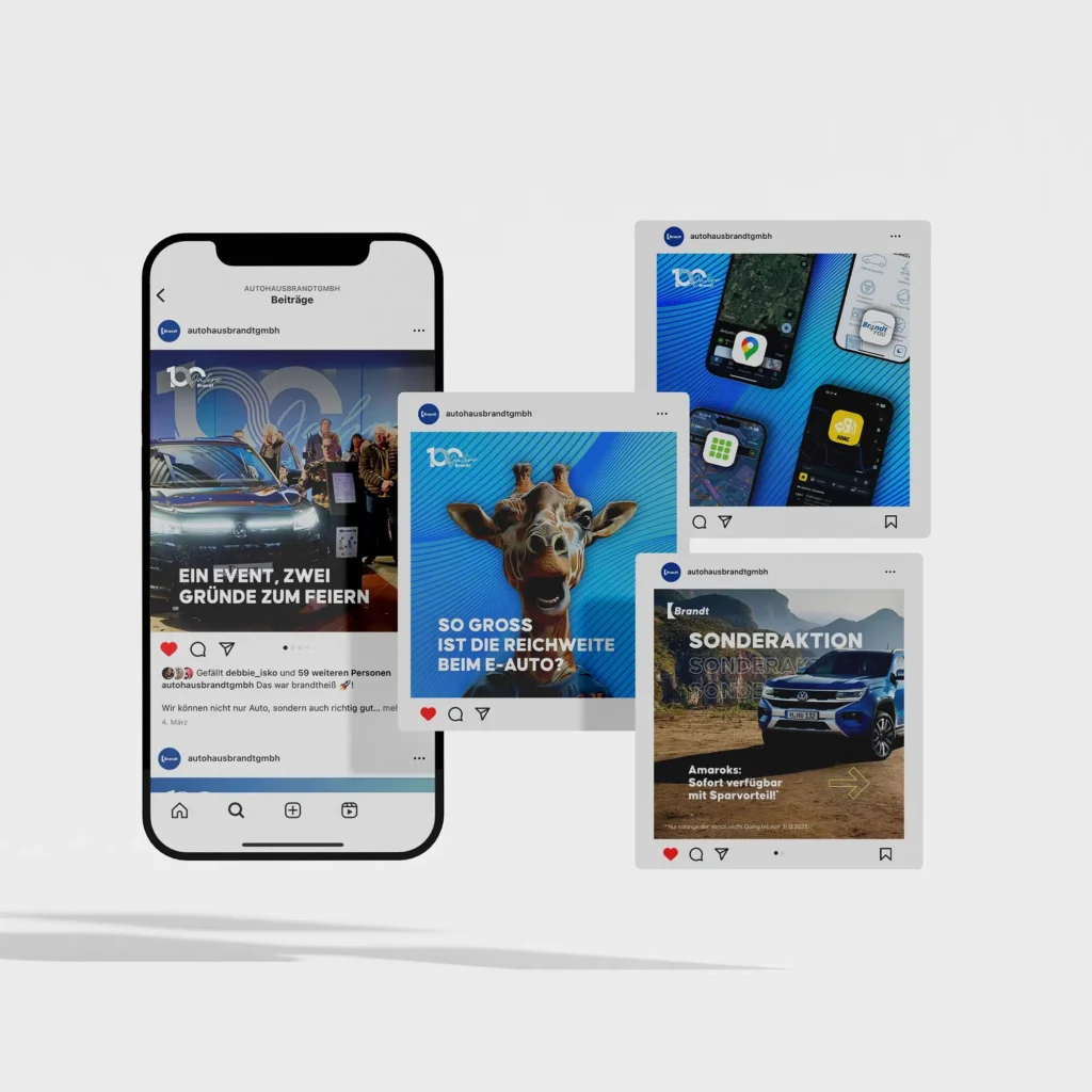 Social Media für Autohaus Brandt